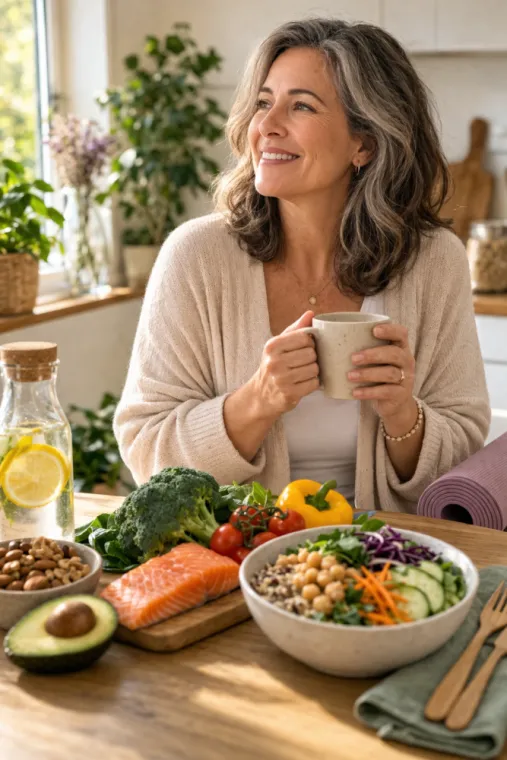 Nutrition femme ménopausée de 50 ans