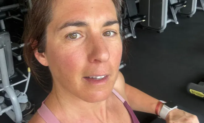 Lors d'un entrainement RUN pour l'Hyrox